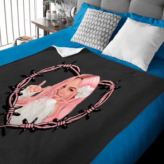 Discover Karol G in the heart karol g tattoo manana sera bonito Baby Blankets