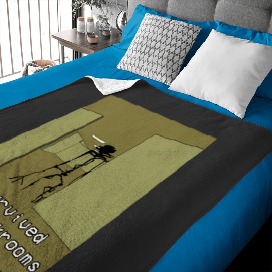 Discover I Survived The Backrooms Baby Blankets