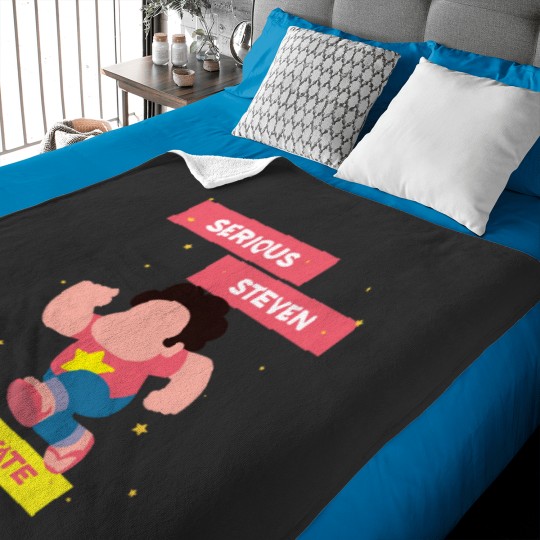Discover Serious Steven Baby Blankets