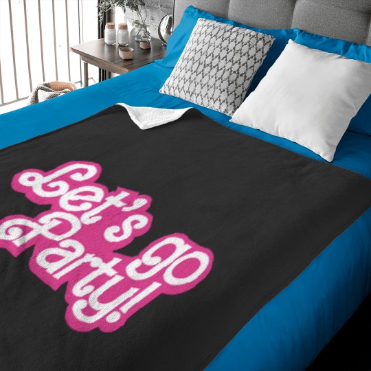 Discover Lets go party Baby Blankets