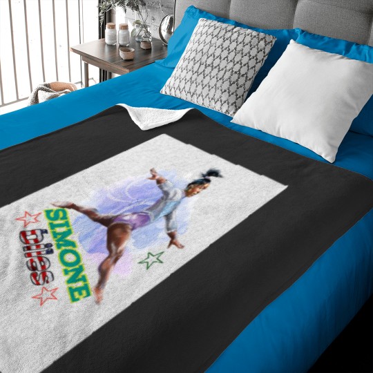 Discover simone biles Triblend Baby Blankets