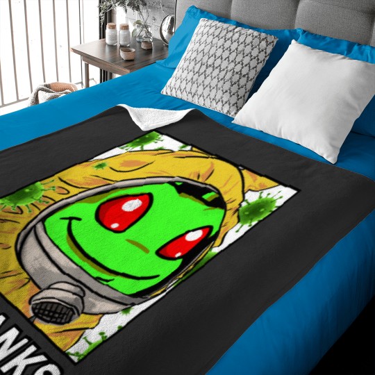 Discover No Thanks Virus Virtual Pet Active Baby Blankets