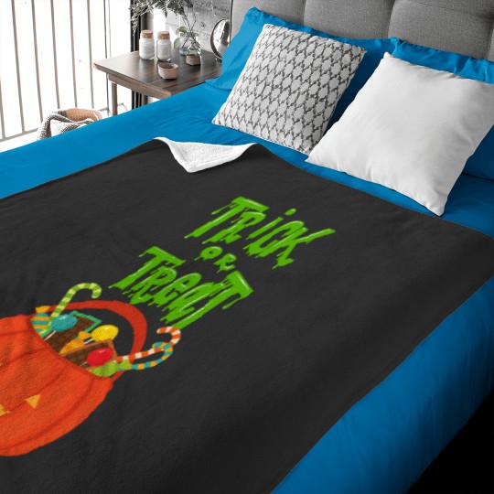 Discover Trick or Treat Pumpkin Halloween Essential Baby Blankets