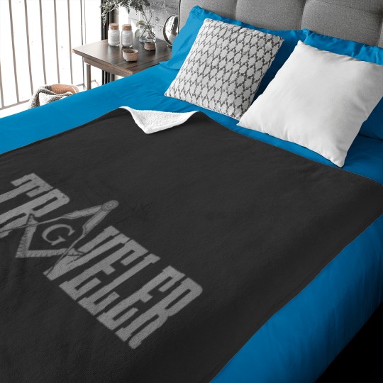 Discover Mason Traveler Square Compass Masonic Shriner Freemason Baby Blankets