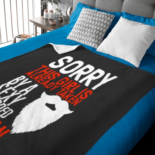 Discover Sorry This Mustache Is Taken  (4) Baby Blankets
