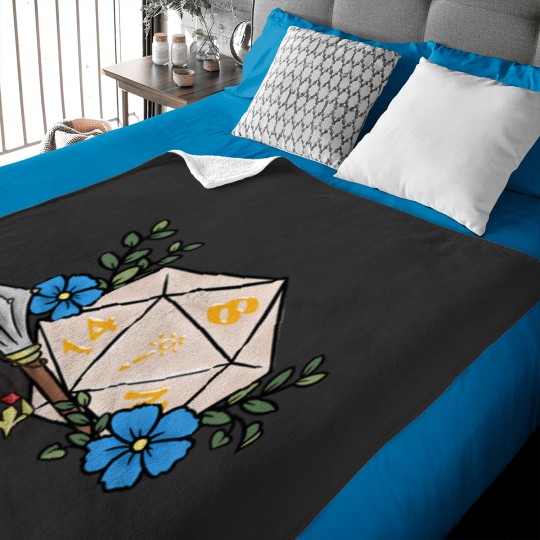 Discover Pike Trickfoot d20 Dice  Pike Trickfoot d20 Dice Baby Blankets