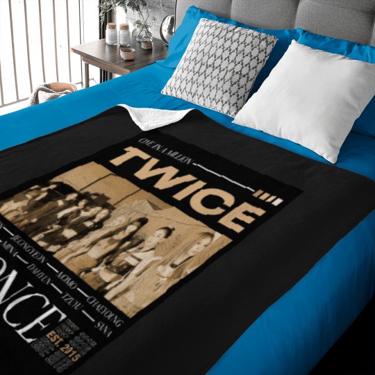Discover Vintage Twice Baby Blankets, Twice Unisex Kpop Baby Blankets