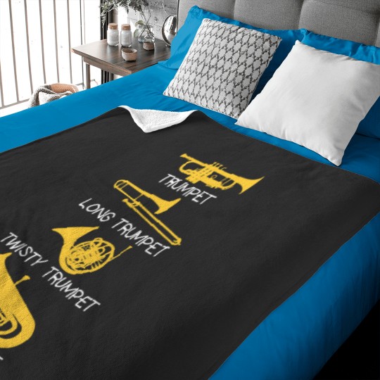 Discover Funny types of trumpet1 Baby Blankets