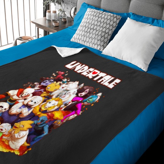 Discover Undertale Video Game Main Characters Funny Design Baby Blankets