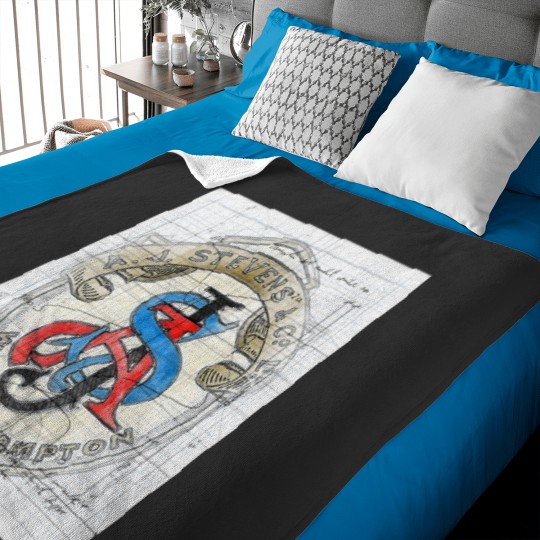 Discover AJS Motorcycle logo concept sketch Baby Blankets