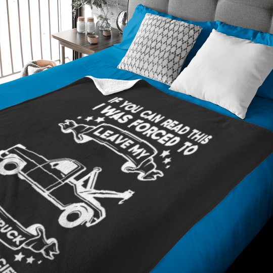 Discover Wrecker Breakdown Recovery Towing Tow Truck Driver Baby Blankets