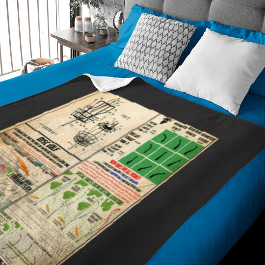 Discover Disc Golf Disc Golf Knowledge Poster Baby Blankets