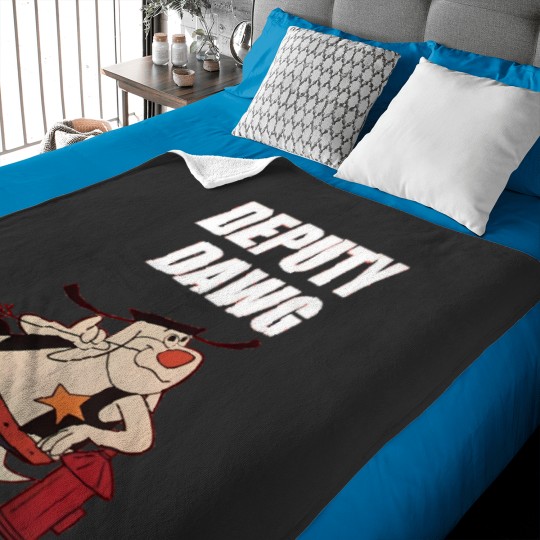 Discover Deputy Dawg Cartoon Baby Blankets