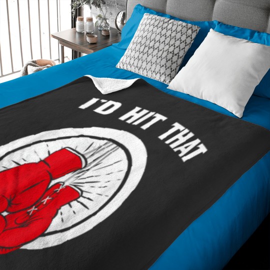 Discover ID Hit That Boxer Boxing 1 Baby Blankets