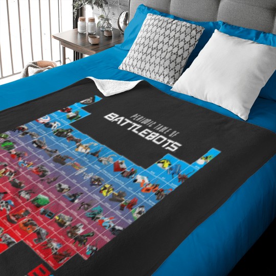 Discover Battlebot Robots Logo Design Baby Blanket