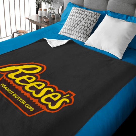 Discover Reese'S Peanut Butter Cups Iconic Classic Logo Baby Blankets