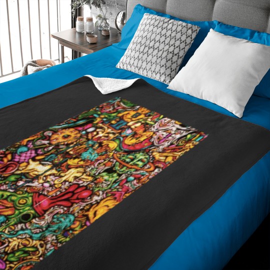 Discover mr bungle-sleeve cover Graphic Baby Blankets
