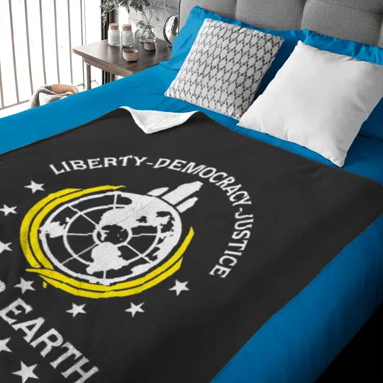 Discover Super earth - Helldivers democracy  (1) Baby Blankets