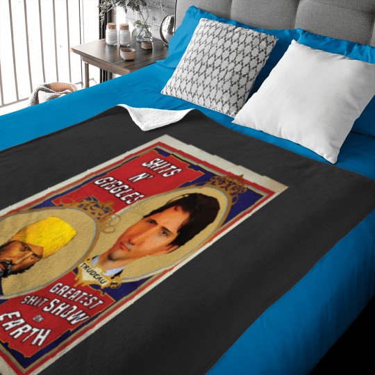 Discover Trudeau And Singh Circus   Political 1 Baby Blankets