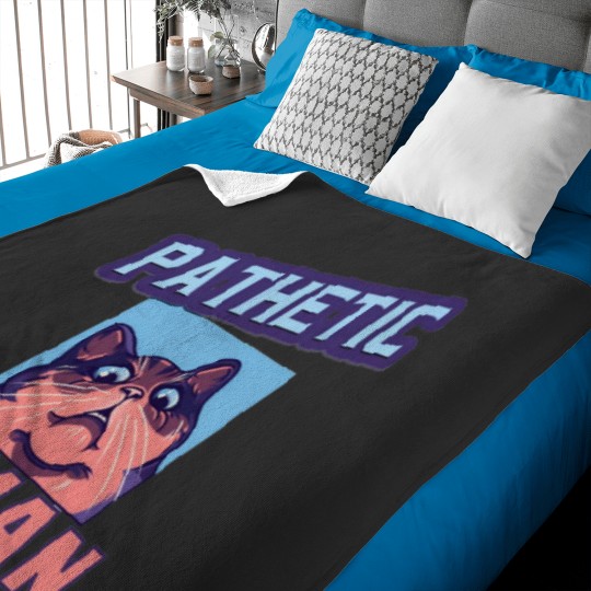 Discover Pathetic Human Funny Meme Baby Blankets
