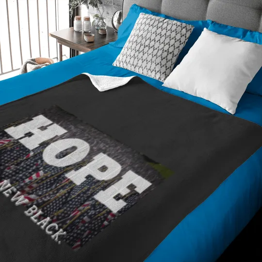 Discover Hope Is The New Black Baby Blankets