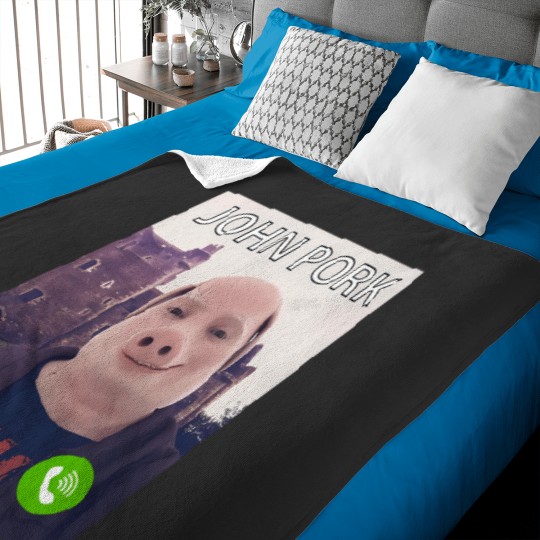 Discover john pork is calling 1 Baby Blankets