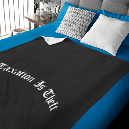 Discover Taxation Is Theft 6684 Baby Blankets