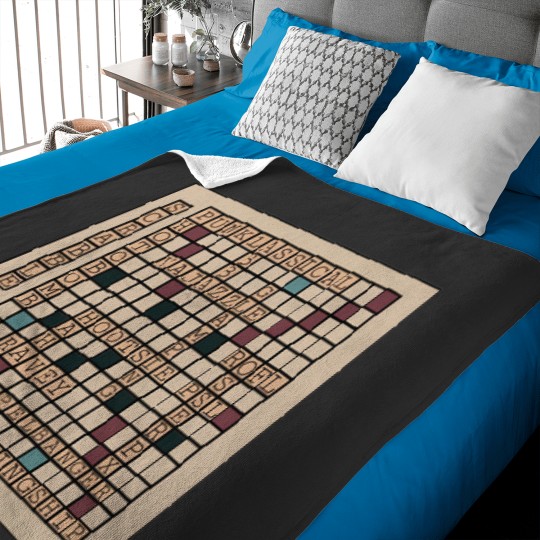 Discover Scrabble Board 2 Baby Blankets