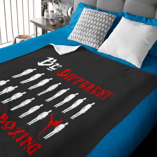 Discover Kickboxing Be Different Baby Blankets