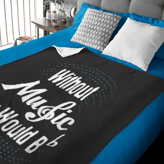 Discover womens without music life would b flat musical note Baby Blankets