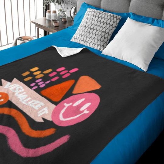 Discover Visualize It - Abstract Positivity Baby Blankets