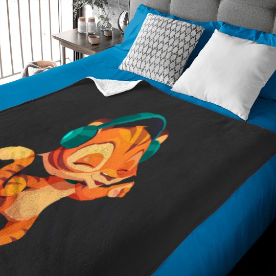 Discover Musical Tiger Baby Blankets