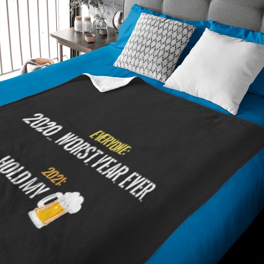 Discover 2021 hold my beer premium Baby Blankets