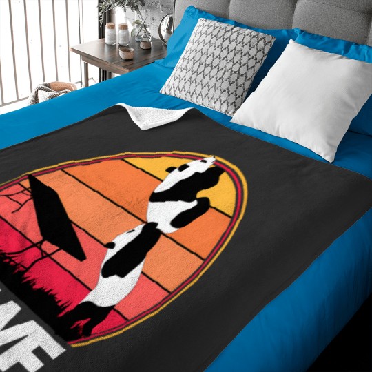 Discover Wwf Wrestling Pandas Baby Blankets