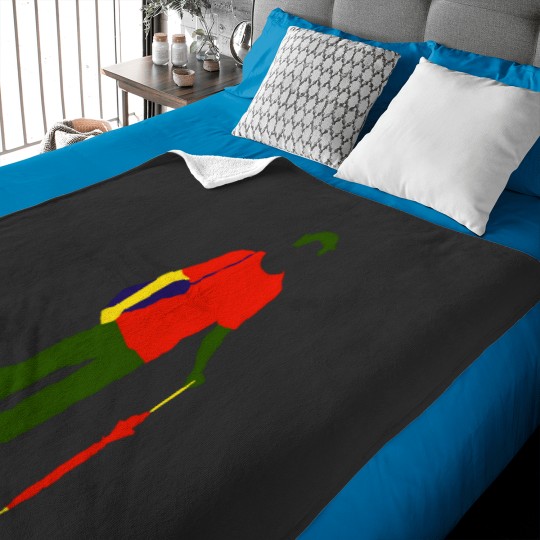 Discover LOGO umbrella man Active LOGO umbrella man Active Baby Blankets