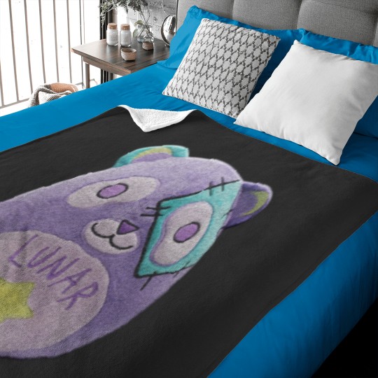 Discover the krew,Funneh Plushy on a scooter,itsfunneh  (9) Baby Blankets