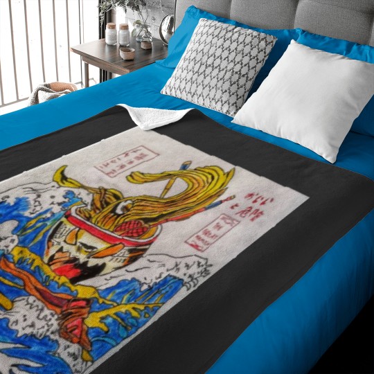 Discover Think Ramen Baby Blankets