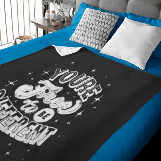 Discover Youre free to be different2615 Baby Blankets