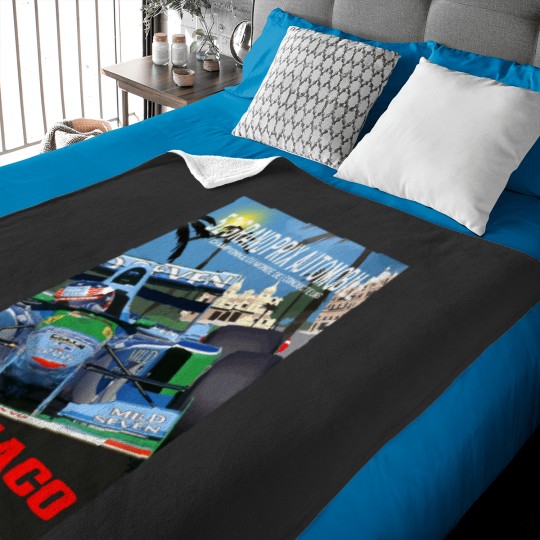 Discover 52 Grand Prix Automobile Monaco Gp 1994 - Michael Schumacher Benetton Baby Blankets