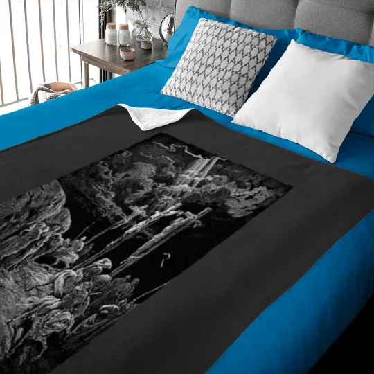 Discover Gustave Dore. The Crucifixion. Bible. Biblical. Christ. Crucify. . Baby Blankets