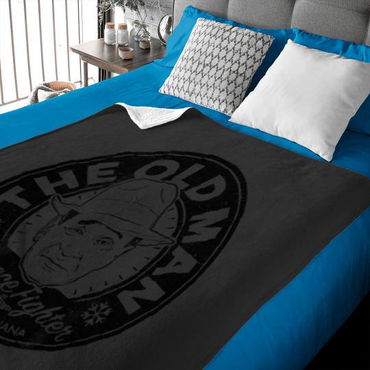 Discover une histoire de noël le vieil homme Baby Blankets