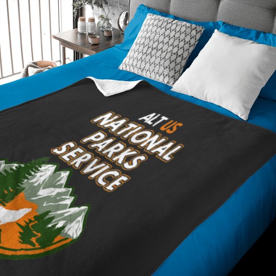 Discover Resist - Alt US National Parks Service Tank Top Baby Blankets