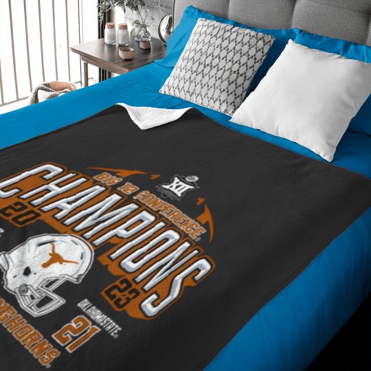 Discover Texas Longhorns Big 12 Champs 2023 Football Score 49-21 Baby Blankets