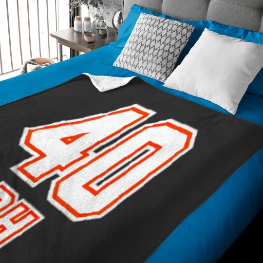 Discover 40 Ph   Football Player Number Baby Blankets