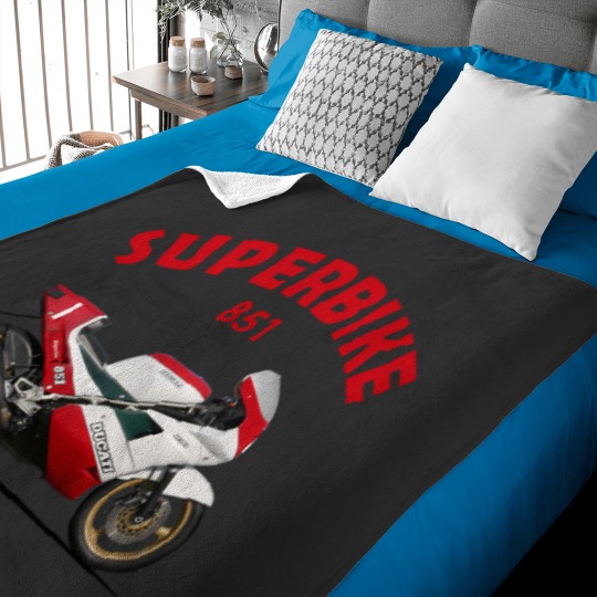 Discover 851 Tricolore Superbike Baby Blankets