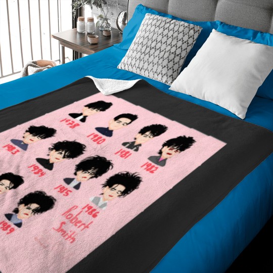 Discover Robert Smith of The Cure Hair History Active T-Shirt Baby Blankets