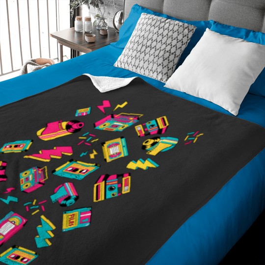 Discover 80S Pattern Baby Blankets