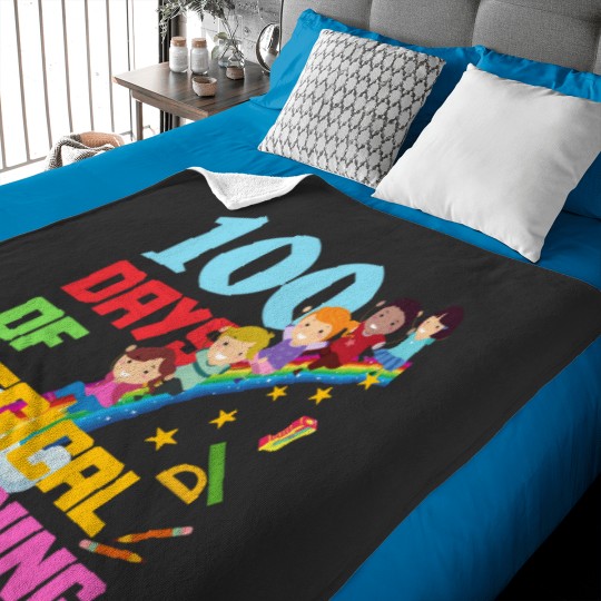 Discover 100 days of school design  3 Baby Blankets