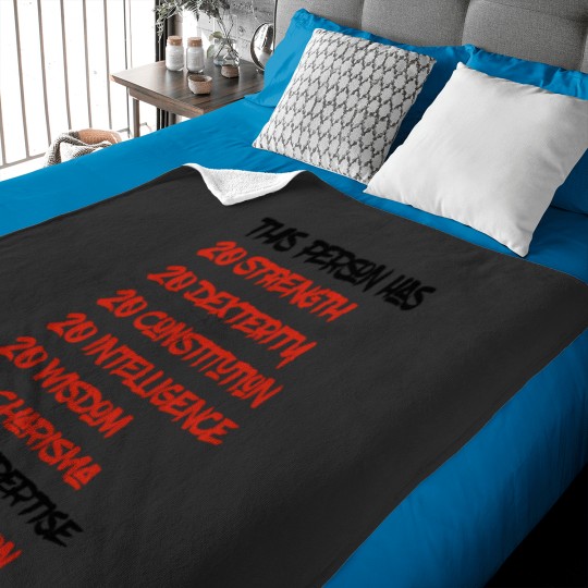 Discover This Person Has Expertise In Deception   Dungeonsdragons Baby Blankets