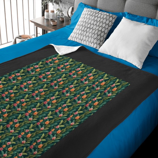 Discover Exotic Tropical Leaf Pattern Baby Blankets